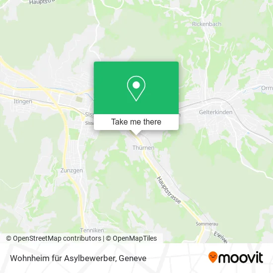 Wohnheim für Asylbewerber map
