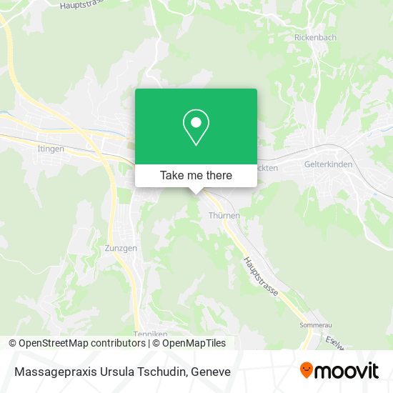 Massagepraxis Ursula Tschudin map