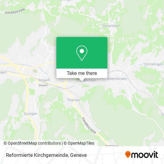 Reformierte Kirchgemeinde map