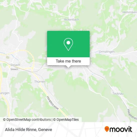Alida Hilde Rinne map