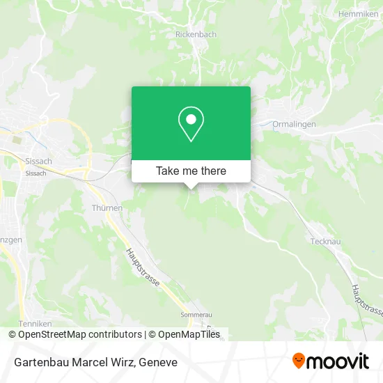 Gartenbau Marcel Wirz map