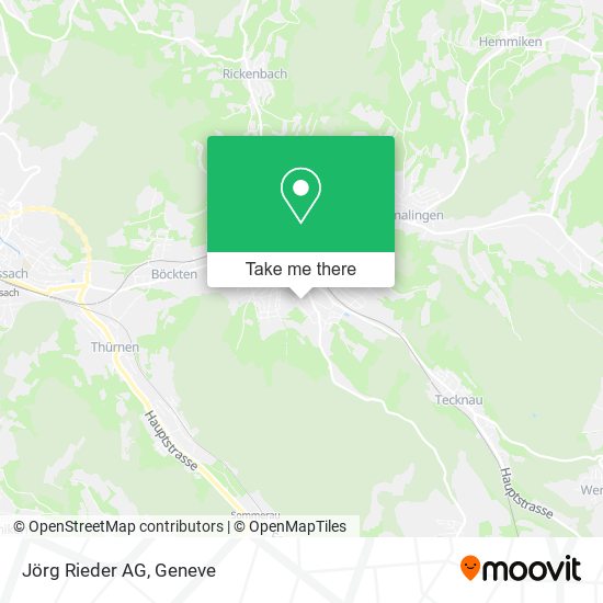 Jörg Rieder AG map