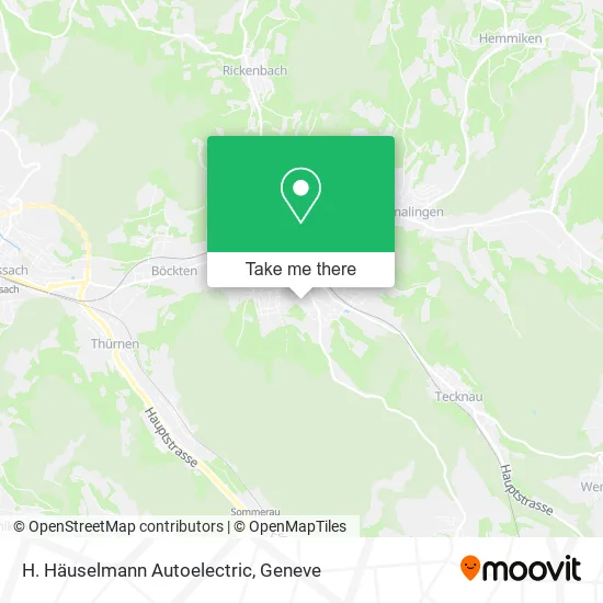 H. Häuselmann Autoelectric map