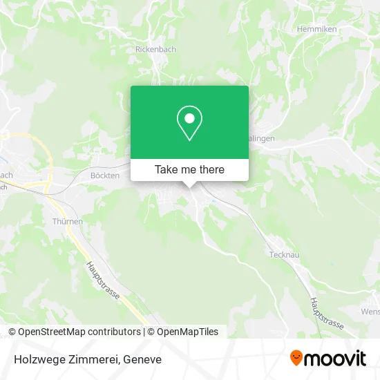 Holzwege Zimmerei map