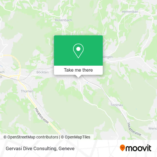Gervasi Dive Consulting map