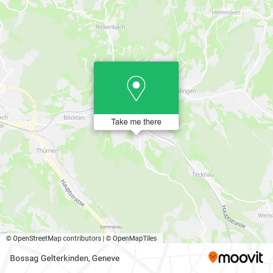 Bossag Gelterkinden map