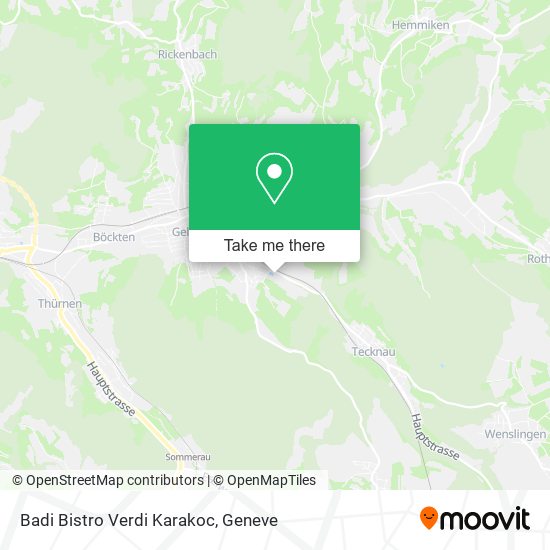 Badi Bistro Verdi Karakoc map