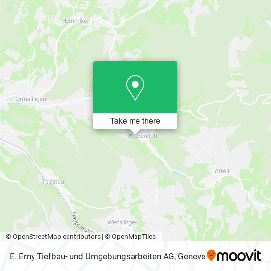 E. Erny Tiefbau- und Umgebungsarbeiten AG map