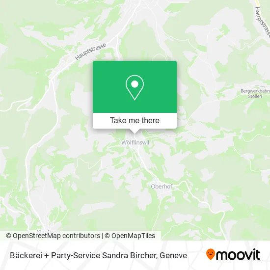 Bäckerei + Party-Service Sandra Bircher map