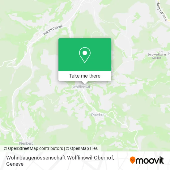 Wohnbaugenossenschaft Wölflinswil-Oberhof map