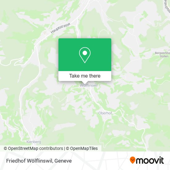 Friedhof Wölflinswil map
