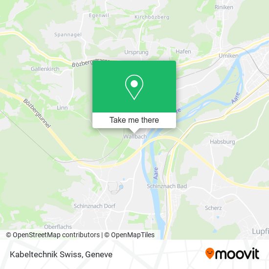 Kabeltechnik Swiss map