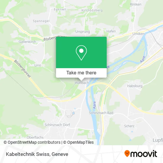 Kabeltechnik Swiss map