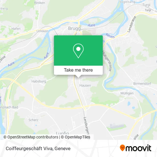 Coiffeurgeschäft Viva map