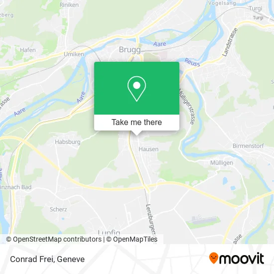 Conrad Frei map