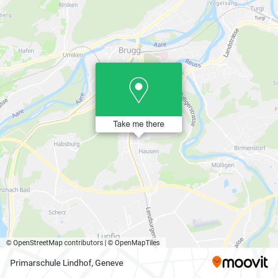 Primarschule Lindhof map