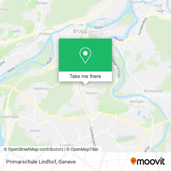 Primarschule Lindhof map