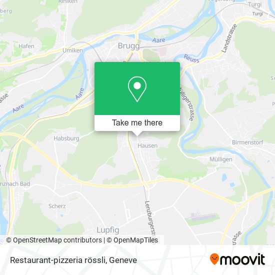 Restaurant-pizzeria rössli plan