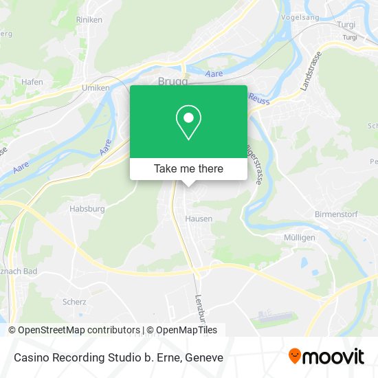 Casino Recording Studio b. Erne map