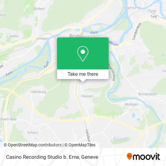 Casino Recording Studio b. Erne map