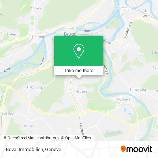 Beval Immobilien map