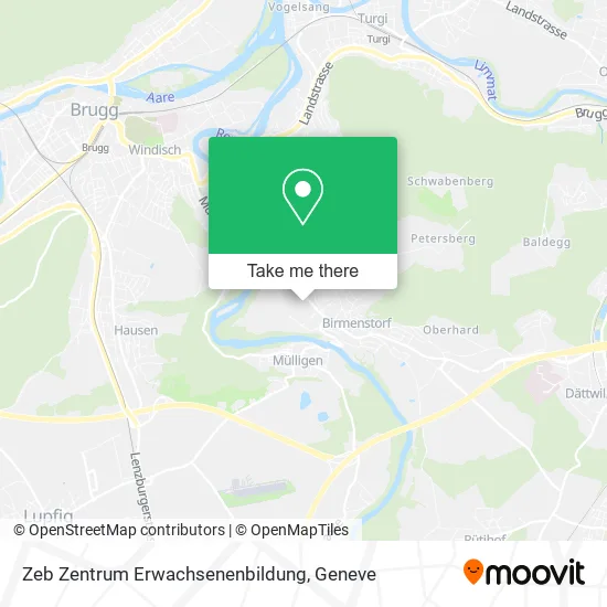 Zeb Zentrum Erwachsenenbildung map