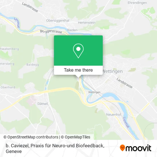 b. Caviezel, Praxis für Neuro-und Biofeedback map