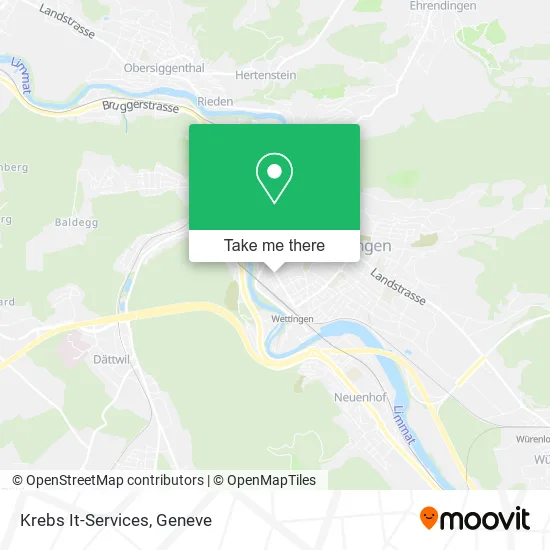 Krebs It-Services map