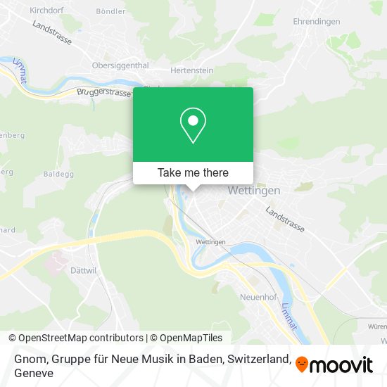 Gnom, Gruppe für Neue Musik in Baden, Switzerland map