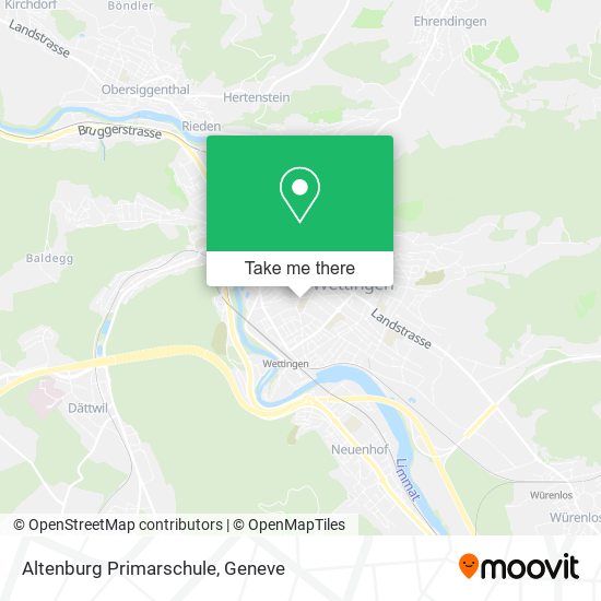 Altenburg Primarschule map