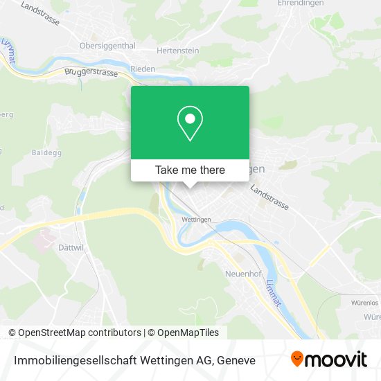 Immobiliengesellschaft Wettingen AG map