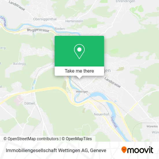 Immobiliengesellschaft Wettingen AG map