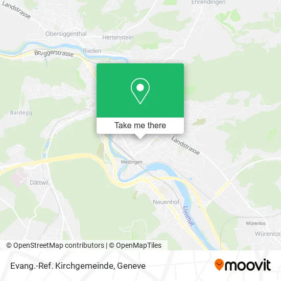Evang.-Ref. Kirchgemeinde map