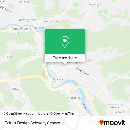 Eckart Design Schweiz map