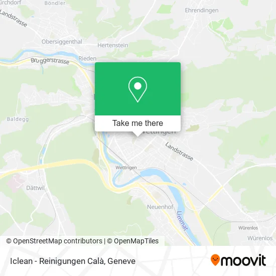 Iclean - Reinigungen Calà map