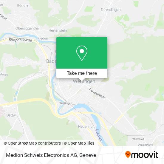 Medion Schweiz Electronics AG map