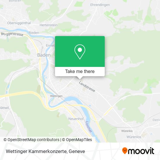 Wettinger Kammerkonzerte map