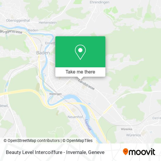 Beauty Level Intercoiffure - Invernale map
