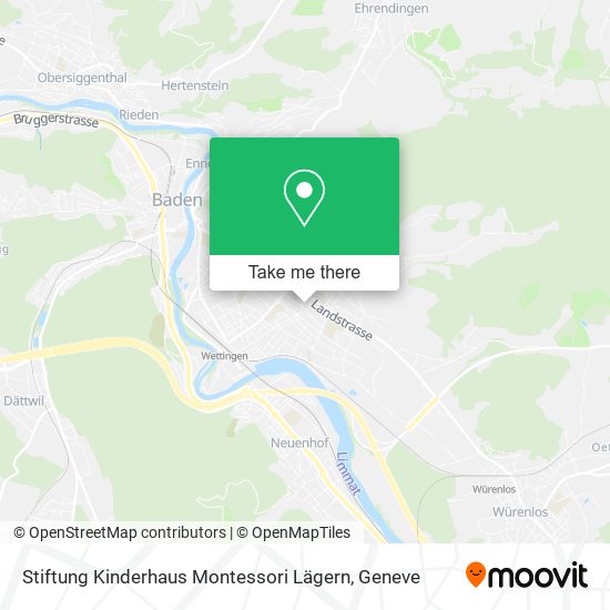 Stiftung Kinderhaus Montessori Lägern map