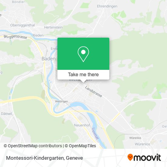 Montessori-Kindergarten map