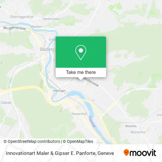 Innovationart Maler & Gipser E. Panforte map