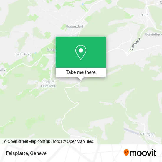 Felsplatte map