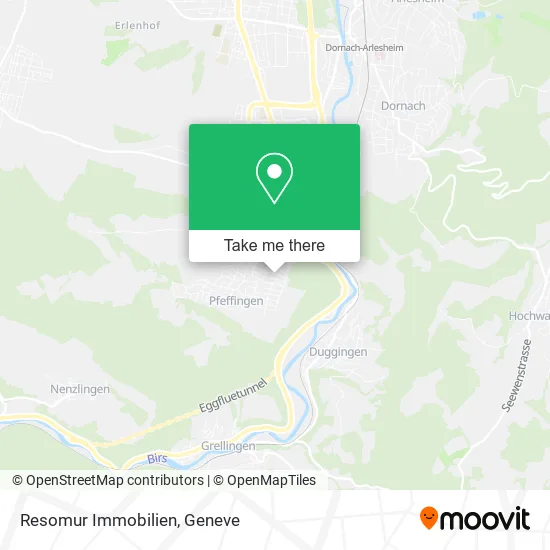 Resomur Immobilien map