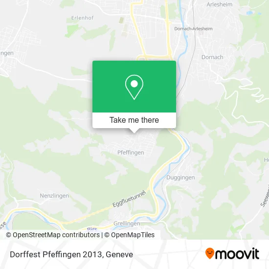 Dorffest Pfeffingen 2013 map