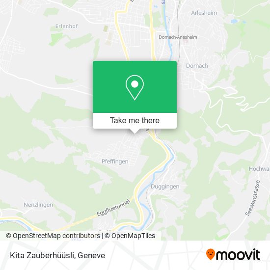 Kita Zauberhüüsli map