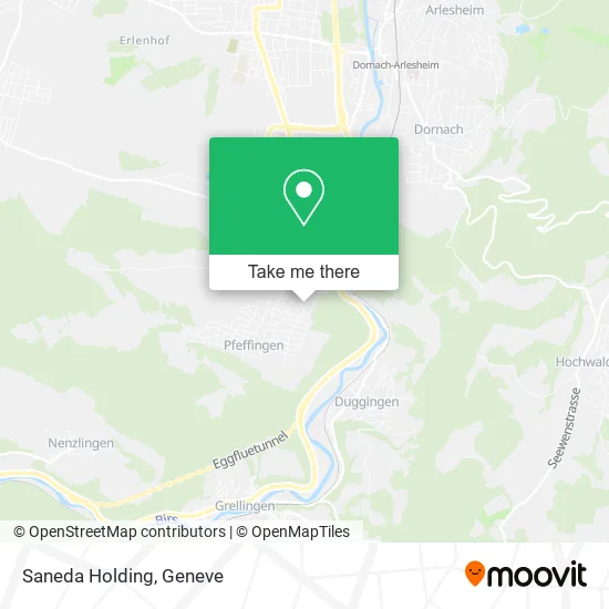 Saneda Holding map