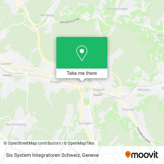 Sis System Integratoren Schweiz map