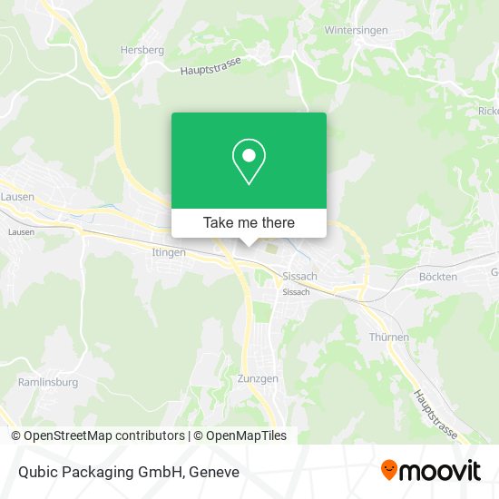 Qubic Packaging GmbH map