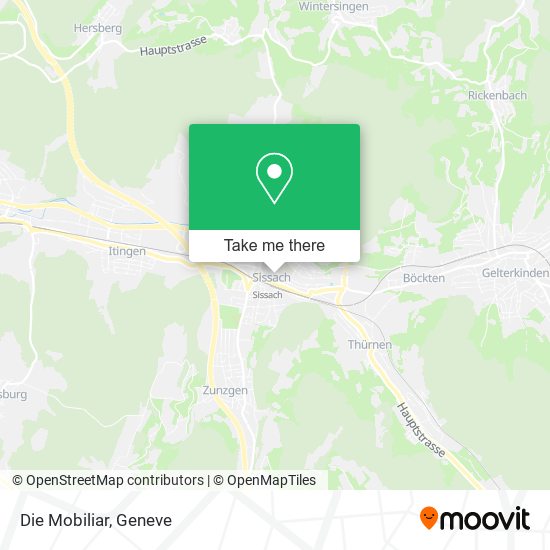 Die Mobiliar map