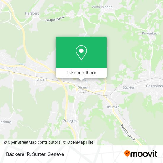 Bäckerei R. Sutter map
